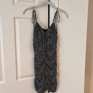 Black & white cheetah print dress